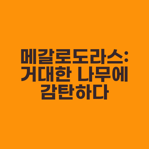 메갈로도라스: 거대한 나무에 감탄하다